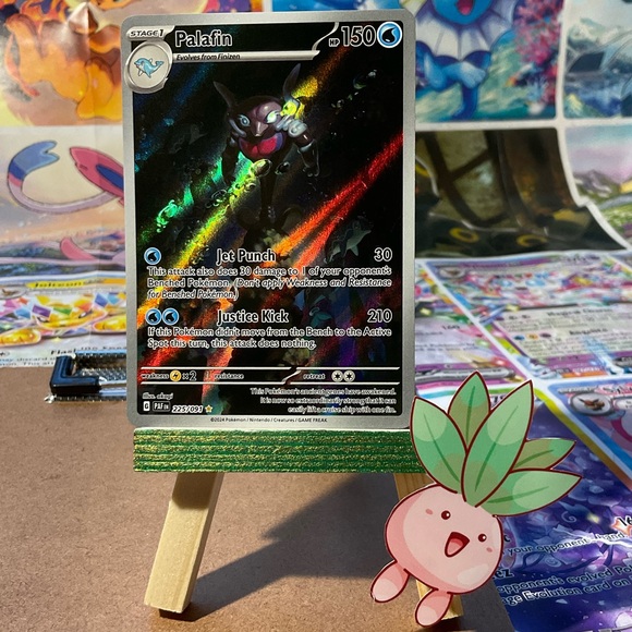 Shiny Palafin IR S&V Paldean Fates 225/091 - Picture 1 of 5